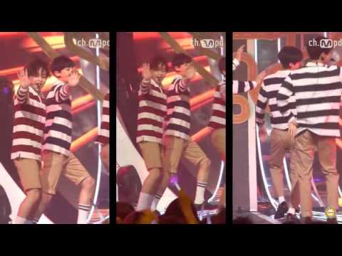 150618 EXO 엠카운트다운 MPD직캠_LOVE ME RIGHT (찬열+시우민+세훈) Shirley KjHoag