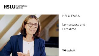 HSLU EMBA Lernprozess und Lernklima