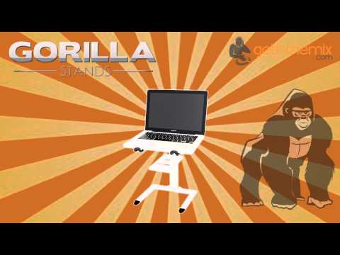 Gorilla High Rise DJ Laptop and Audio Interface Stand