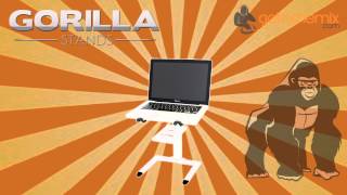 Gorilla High Rise DJ Laptop and Audio Interface Stand