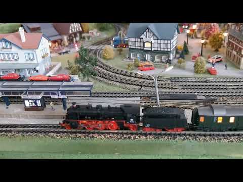 Was kann eine BR 18 von Arnold  umgebaut auf Glockenanker Motor mit ESU Sound und Rauch ziehen.