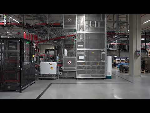 NERAK Continuous Vertical Conveyors at Würth Industrie Service GmbH & Co. KG