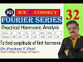Practical Harmonic Analysis upto first harmonic || Fourier Series || 18mat31 || Dr Prashant Patil