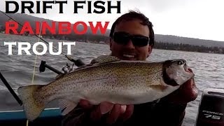 preview picture of video 'Big Bear Lake How to Drift Fish Rainbow Trout'