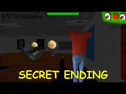 SECRET ENDING FOUND!! - Baldi's Basics Birthday Bash