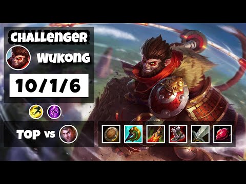 Wukong vs Jayce EU Challenger TOP (10/1/6) - v11.24