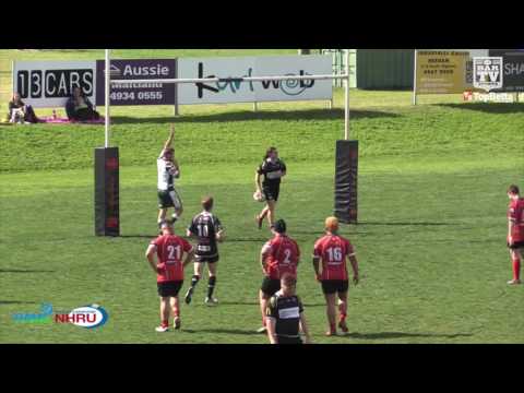 2016 NHRU Round 18 Premier 2 Highlights - Maitland Rugby Club v The Waratahs