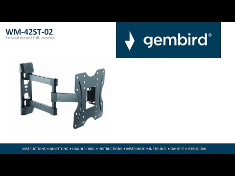 Gembird WM-42ST-02 Black
