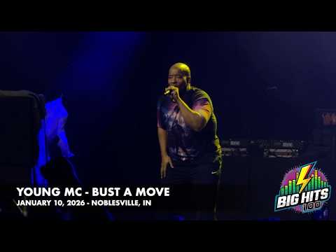 YOUNG MC Performs "BUST A MOVE" in Nobelsville, Indiana on January 10, 2026