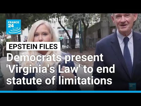 Democrats introduce 'Virginia's Law' alongside Epstein victims • FRANCE 24 English