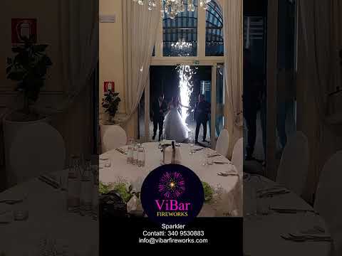 ViBar Fireworks. Sparkler, fontane fredde. Un sogno ad occhi aperti