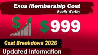 Exos Membership Cost 2026 || Pricing & Plans they are Offering in 2026 || Adult Fitness Programs