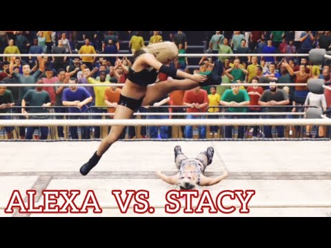 Alexa Bliss vs. Stacy Keibler WWE 2K22