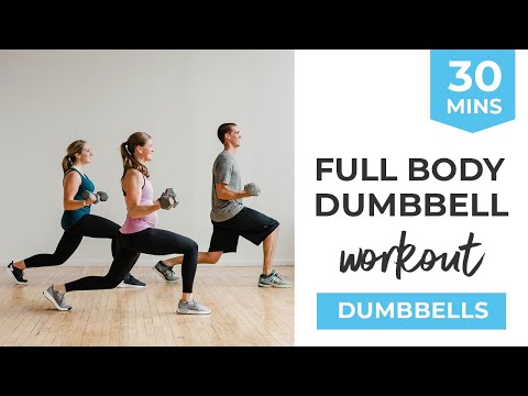 Learn 30 Minute Full Body Workout With Dumbbells HIIT Pyramid Mind Luster
