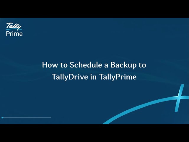 Configuring Tally Auto Backup thumbnail