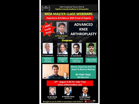 MOA Masterclass: Advanced Knee Arthroplasty