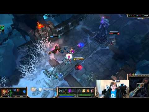 C9 Sneaky (Karthus) & TSM Wildturtle (Thresh) vs Renekton & Riven / 2v2