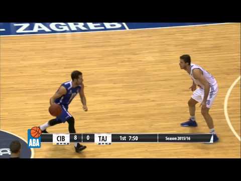 ABA Liga 2015/16, Round 2 match: Cibona - Tajfun (4.10.2015)