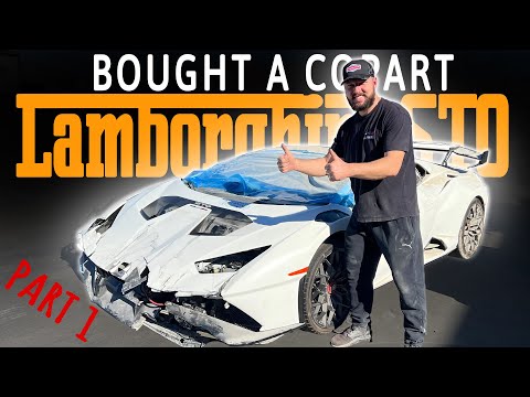 I BOUGHT A CRASHED $400,000 LAMBOGHINI STO - CAN WE SAVE IT?