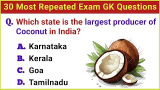 Top 30 Most Important INDIA GK Question and Answer | GK Questions and Answers| GK Quiz 4