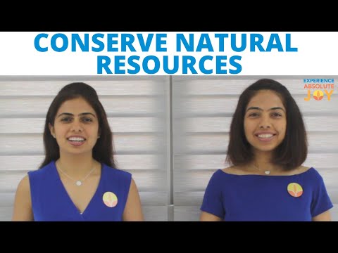 Choice 9: Conserve Natural Resources