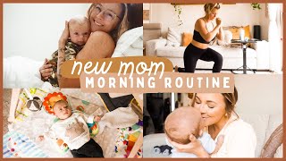 NEW MOM MORNING ROUTINE..vlog style