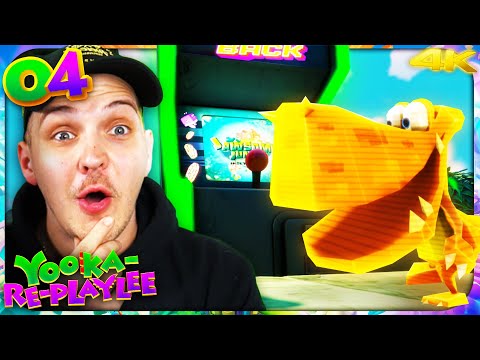 Let’s Play Yooka-Replaylee #04 🦎🦇 Rextro’s Spieleautomat & Das Monument