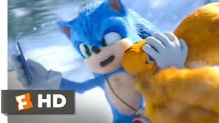 Sonic the Hedgehog 2 (2022) - Sonic Avalanche Escape Scene (4/10) | Movieclips