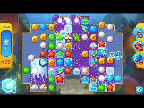 [FISHDOM Walkthrough] Level 6256 (Qua màn - Fishdom)