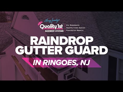 Raindrop Gutter Guard Installation in Ringoes, NJ