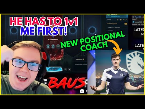 Bausffs About His New Positional Coach Alphari | League of Legends Clip