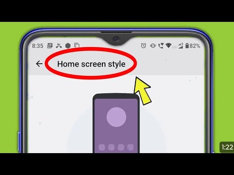 Home Screen Style | app t | App Tray Setting | motorola G73 5G