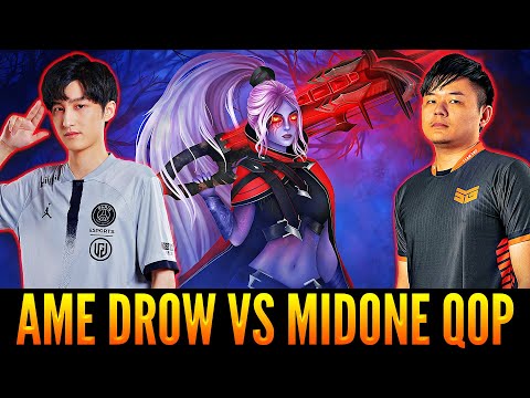 AME With DROW RANGER Meet MIDONE With QUEEN OF PAIN | Total Domination Whole Game | Dota 2