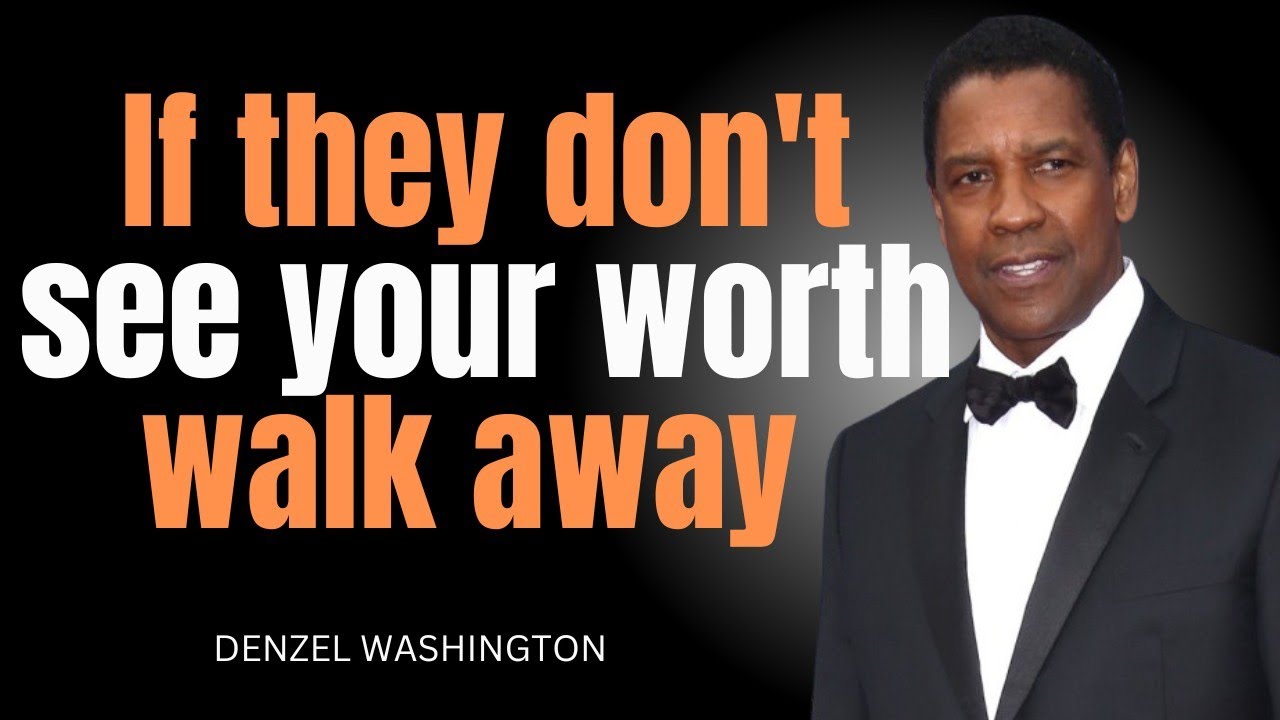 Walk Away from Rejection and Start Living Your Best Life | Denzel Washington Motivational Speech