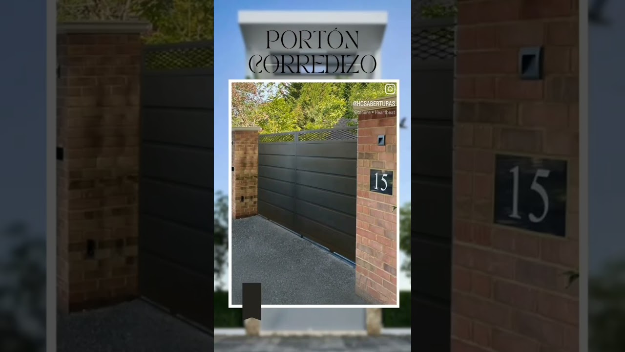 #Shorts Portones Corredizos manual o automático.
