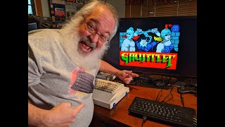 Gauntlet - Sinclair ZX Spectrum Next - Speccy 128 Video Game - 8bit Retro Dungeon Ghost Skeleton Fun