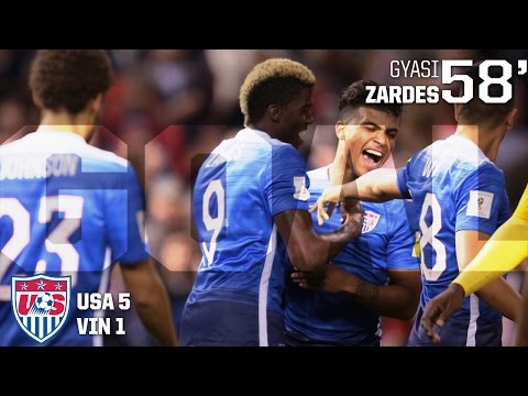 MNT vs. Saint Vincent and the Grenadines: Gyasi Zardes Goal - Nov. 13, 2015