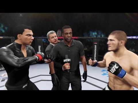 Dracula vs. Khabib (EA Sports UFC 2) - CPU vs. CPU - Crazy UFC 👊🤪