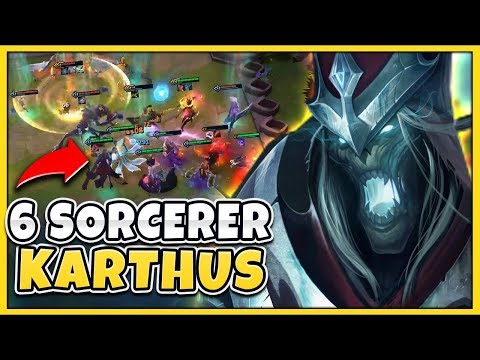 *ONE-SHOT ENTIRE TEAMS* KARTHUS + 6 SORCERER IS 100% BROKEN! (100+ LP WIN) - League of Legends