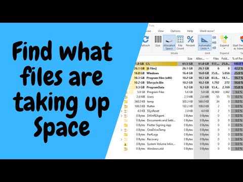 Find what files are taking up your hard drive space