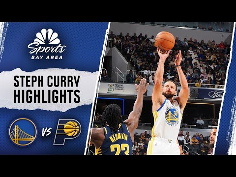 Steph Curry highlights: Watch Warriors guard score 24 points against Pacers | NBC Sports BA