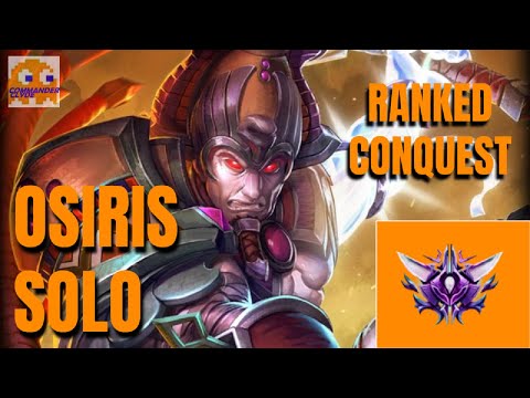 THE OLD STANDBY SOLO PICK DOES IT AGAIN | Osiris Solo - SMITE Ranked Conquest