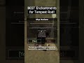 BEST Enchantments For Tempest Rod Fisch Roblox Shorts