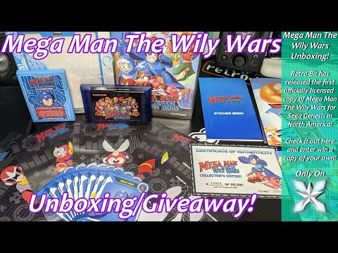 Mega Man The Wily Wars Unboxing/Giveaway!
