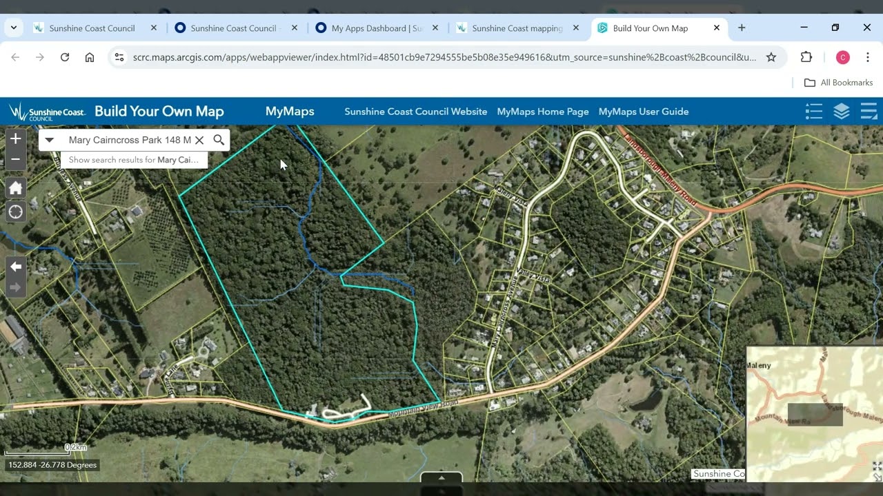 How to make a basic property map using the Sunshine Coast Council MyMaps website
