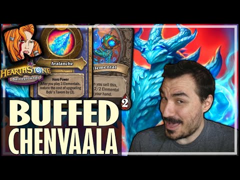 NEW CHENVALLA = BUY EVERY ELEMENTAL! - Hearthstone Battlegrounds