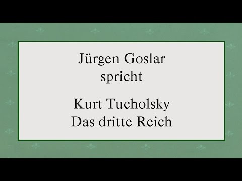 Kurt Tucholsky „Das dritte Reich“ (1930)