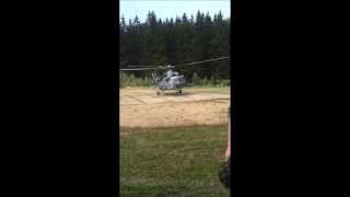preview picture of video 'Bahna 2013 - Mi-8 Landing'