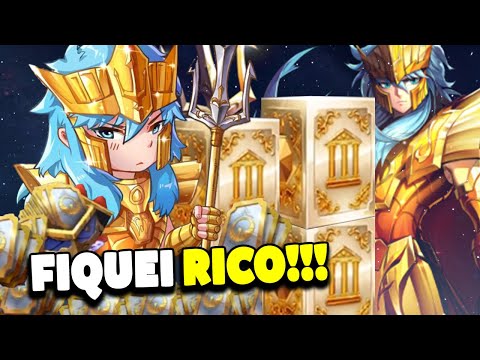FIQUEI POBRE! GASTEI 10 MIL CUPONS EM CAIXAS - Saint Seiya Awakening