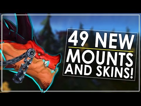 The 49 Epic New Mounts & Skins of Patch 7.2 - Incl All Class Mounts
